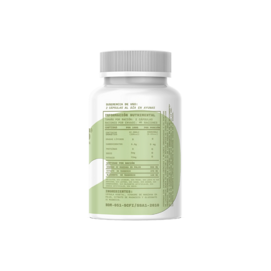 Cápsulas de Vinagre de Manzana con Magnesio